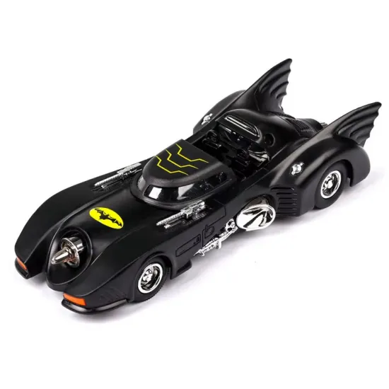 High-Quality 1:38 Scale Diecast Batmobile Toy Car Model - 13.7cm Alloy Simulation Vehicle