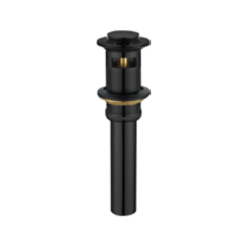 Black Pop Up Basin Drainer with Overflow Hole - Hot Sale
