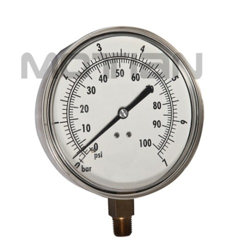 4.5 Inches Stainless Steel Shell Surface Pressure Gauge