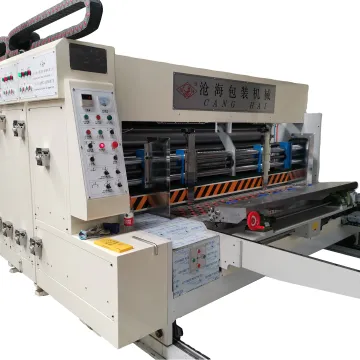 Flexo Printing Slotting and Die Cutting Machine for 2-4 Color Corrugated Carton Box