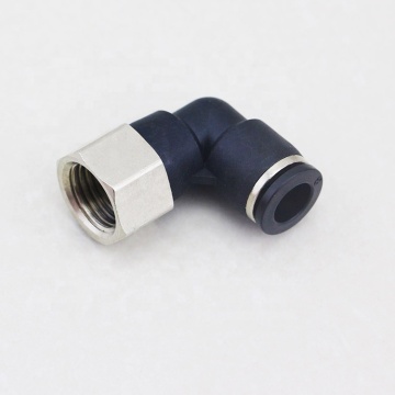 Pneumatic Elbow Connector PLF 2 Way Female Threaded Pipe Fitting L Type