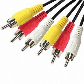 RCA Connectors, 3R to 3R, Customized Colors are Accepted, OEM Orders are Welcome