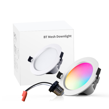 DGlux 9W LED -downlight: nieuw ontwerp, eenvoudige installatie, dimingoptie, RGB CW voor commercieel gebruik