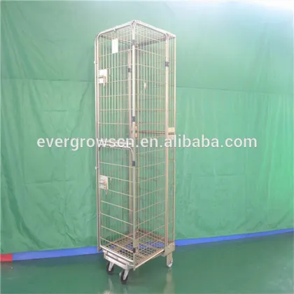 Folding supermarket warehouse Hotel Housekeeping Maid Cart Trolley