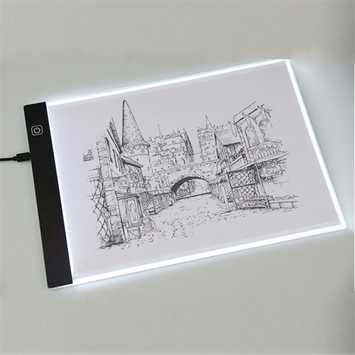 Tablero de dibujo de trazado de caja de luz de Suron A4