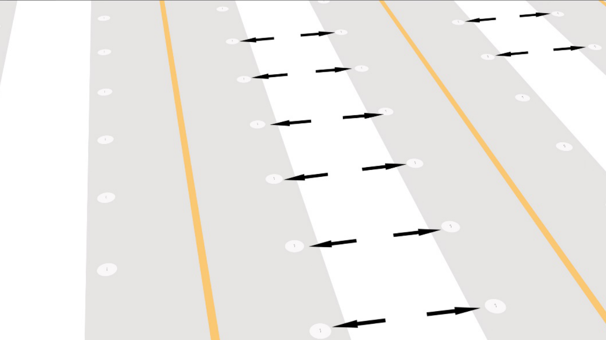 Connecting the inflatable structure modules in order