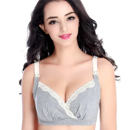 Adjustable Side Closure Maternity Nursing Bra for Pregnant and Breastfeeding Women