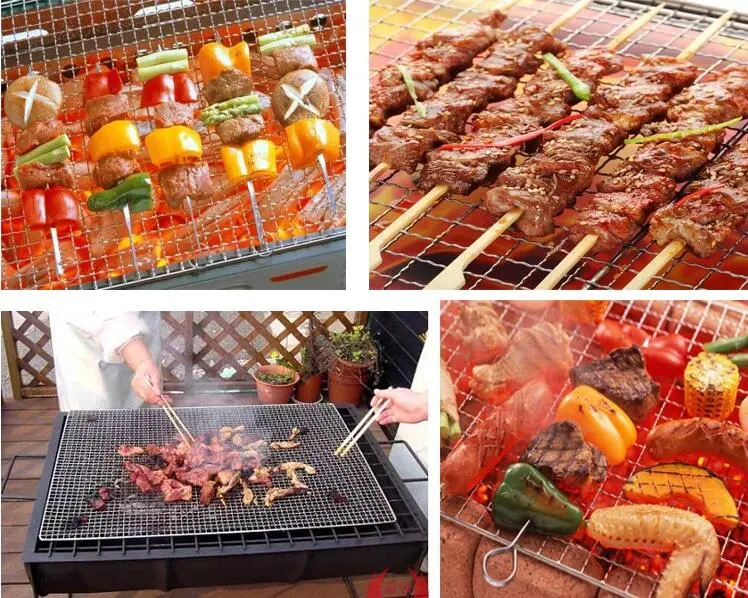 Grill per barbecue in filo in acciaio inossidabile made ad ance