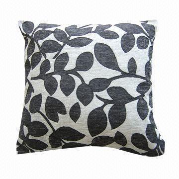 Comfortable Chenille Jacquard Pillow, Various Colors and Designs are Available