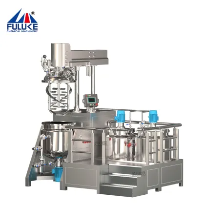 1000L Fixed Vacuum Emulsifier Machine: Turbo Emulsifier & Homogenizer