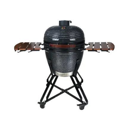 KIMSTONE 23.5 Inch Smoker Barbecue Grills Kamado Joe Ceramic BBQ