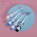 Wholesale custom approved 2-4 years plastic children cartoon kids toothbrush