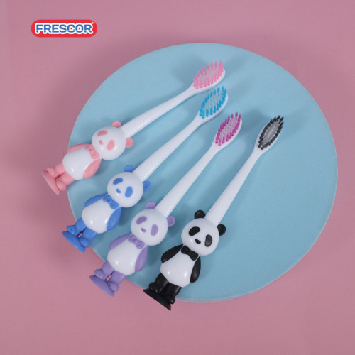 Wholesale custom approved 2-4 years plastic children cartoon kids toothbrush