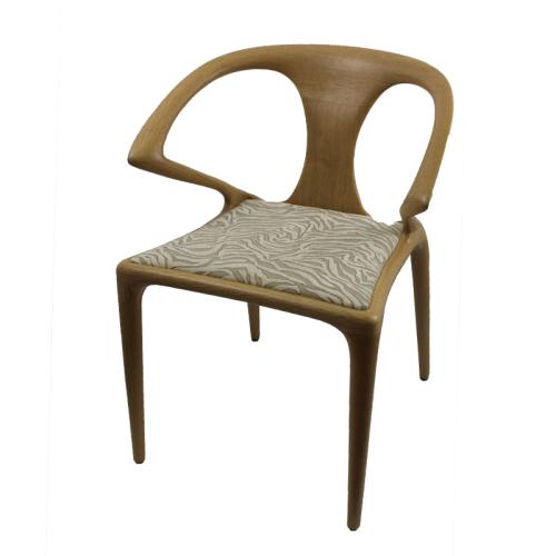 contemporary brown dining chair