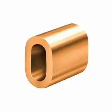 Copper ferrules, available in various sizes