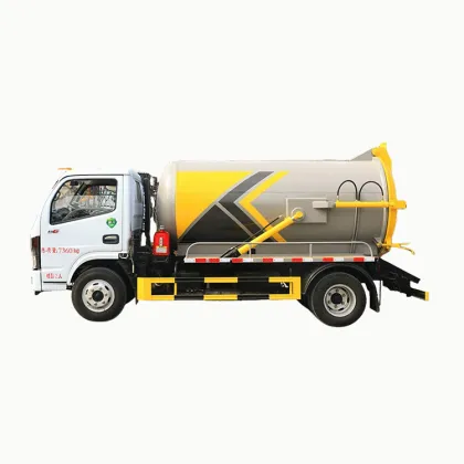 Dongfeng 4000 liters Small Vacuum suction sewage truck