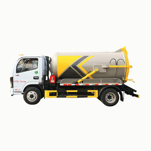 Dongfeng 4000 литров небольшие вакуумные всасывающие сточные воды