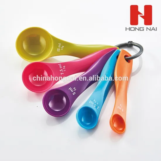 plastic measuring spoon set 5 in 1 set