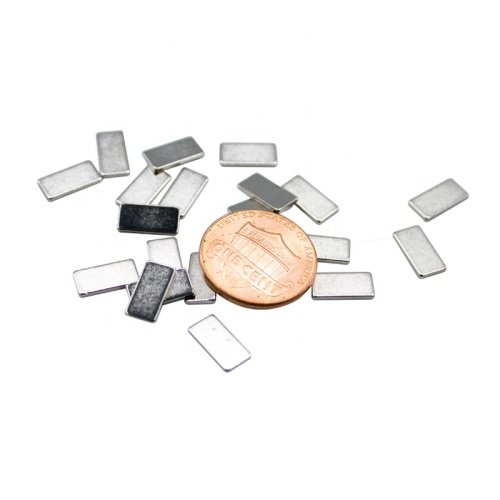 N52 tiny rectangular super neodymium Nickel Plated magnets