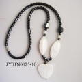 Hematite pearl Shell Necklace