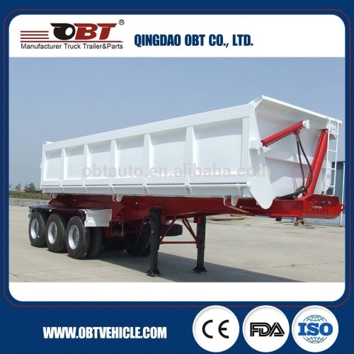 50 tons 3 axles side dump semi trailer (tipper truck trailer)