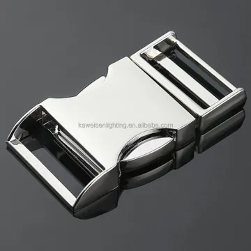 Quick Release Metal Buckles: Adjustable Belt and Dog Collar Straps for Handbags, Backpacks & Dogs