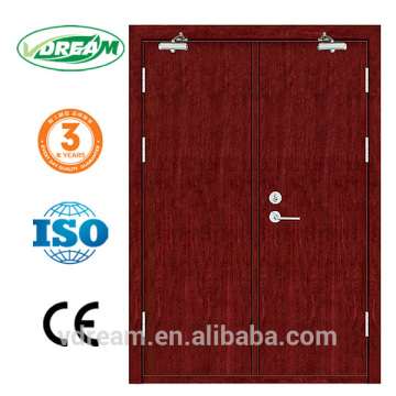 steel fire door with panic push bar fire rated steel door