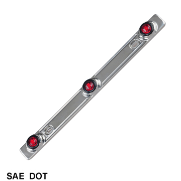 LED Identification Light Bar met roestvrijstalen beugel voor aanhangwagens