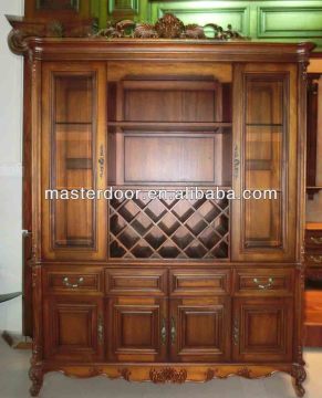 Solid Wood Minibar Cabinet (Wine Cabinet)