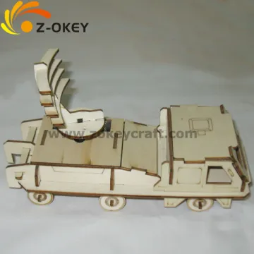 new handmade 3D wood puzzles for assembling a truck