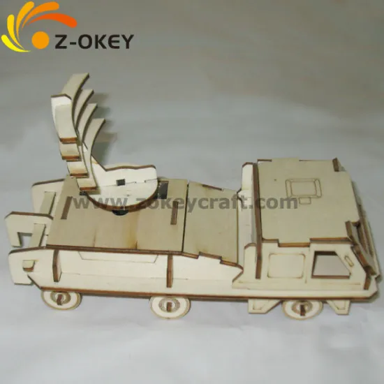new handmade 3D wood puzzles for assembling a truck