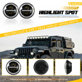 7 Inch Round Led Headlight For Motorcycle Jeep