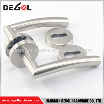 Top quality low profile tube lever heat resistant stainless steel door handles