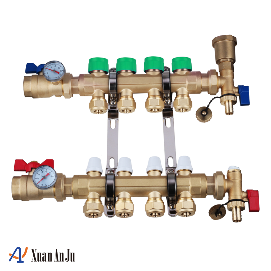 Su Sebili Kontrolü için Yüksek Performanslı Pirinç Manifold