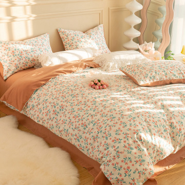 Cotton Home Printed Quilts καλύπτουν 4 τεμάχια κρεβατοκάμαρα