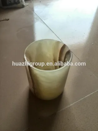 Onyx Candle Holders/ Stone Candle Holders/ Candle Jars