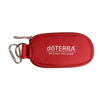 Doterra Essential Oils Bottle Keychain Case for 10 Vials - 1-2ml Bottles Makeup Bag