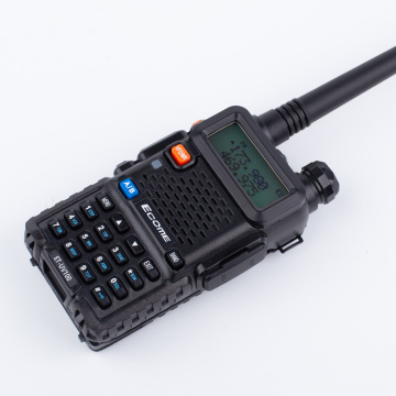 Ecome ET-UV100 Transceiver Radio 128 Channel Dual Band Two Way Radio Uhf Vhf Ham Handheld FM Amateur Walkie Talkie