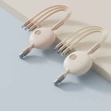 3-w-1 pleciony kabel USB-szybkie ładowanie większości smartfonów i tabletów