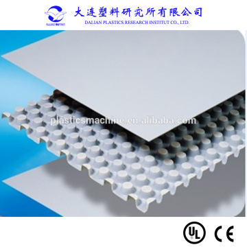 Plastic packaging board production line for container