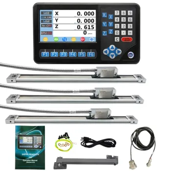 DITRON LCD Screen and Sino Axis Dro Digital Readout with Magnetic Scale Encoder Sensor