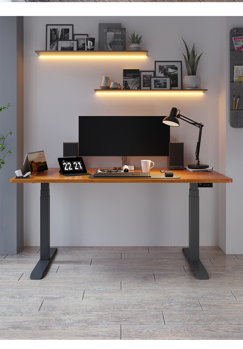 Home Office Electric Height Adjustable Sit Stand Desk