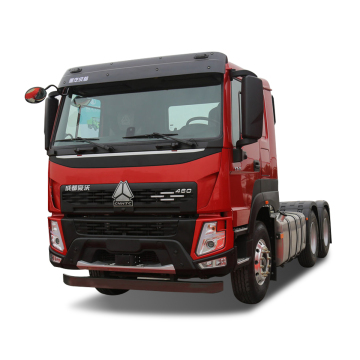 Sinotruck Howo Diesel 12 Trak Traktor Speed ​​untuk Pembinaan Bandar dan Pengangkutan Muck