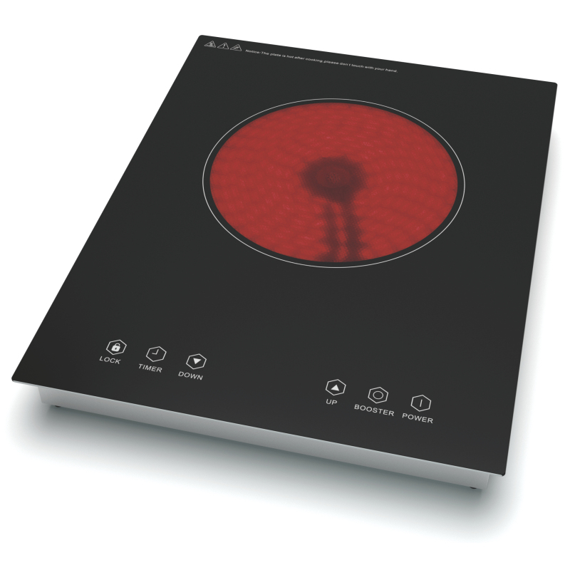 Infrared Cooker With 1 Burner 2000W Cooker Hob With Touch Control Electric Infrared Bbq Hot Pot Stove