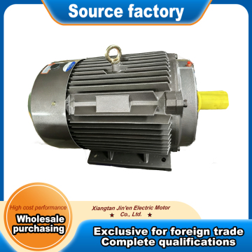 Low vibration industrial squirrel cage motor