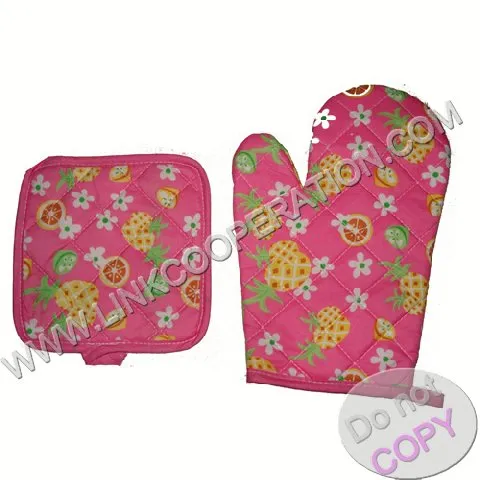 Microwave oven glove &amp; Pad