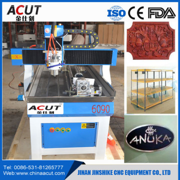small wood cnc router for 3d wood carving, engraving mdf, acrylic woodworking machine with rotary 6090 4 axis cnc router