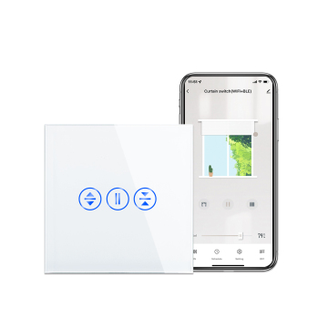 Bingoelec 2000W Tuya Wi -Fi Smart Touch Wall Switch do zasłon