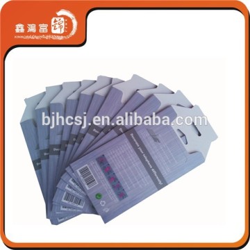 customized logo printd hanging phone protection film packaging