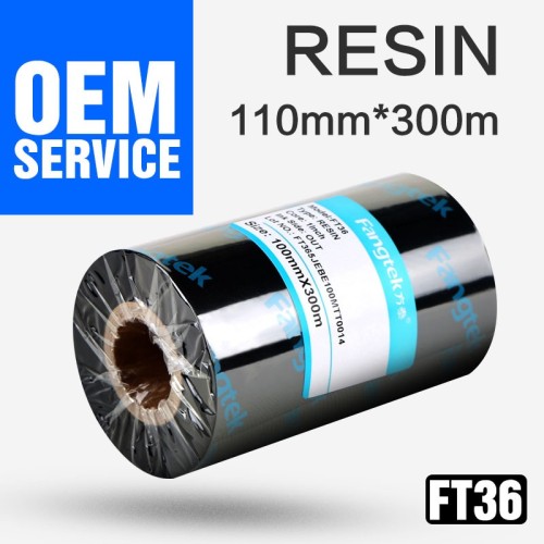 Black Premium Resin Thermal Ribbon for zebra printers